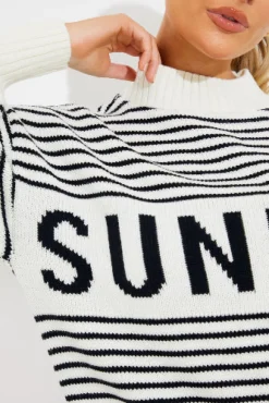 Stripe Sunday Knit Jumper
