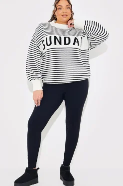 Stripe Sunday Knit Jumper