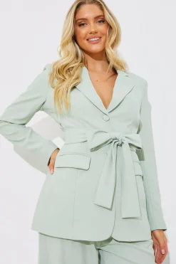 Tailored Belted Co-Ord Blazer
