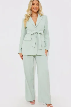 Tailored Belted Co-Ord Blazer