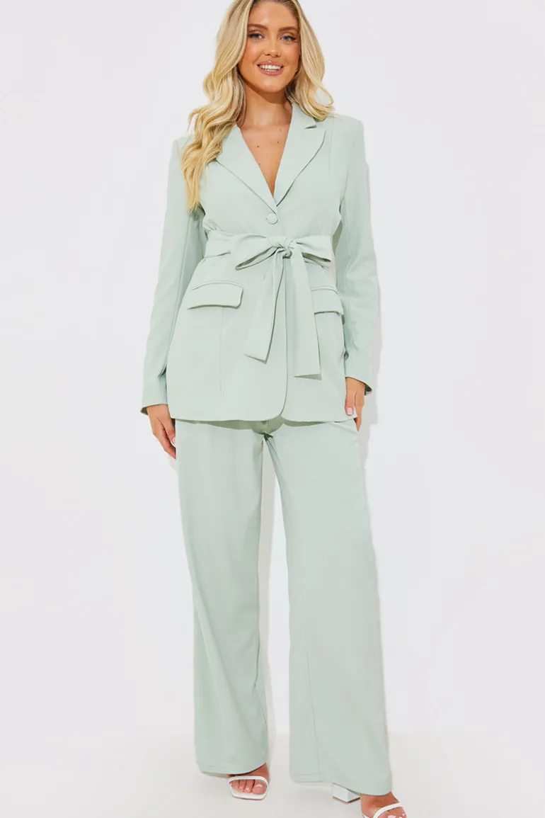 Tailored Belted Co-Ord Blazer