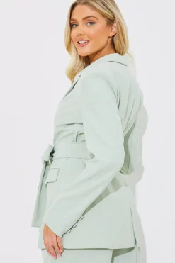 Tailored Belted Co-Ord Blazer