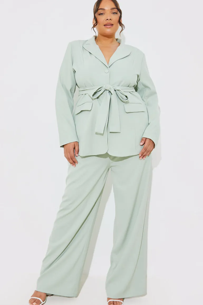 Tailored Belted Co-Ord Blazer