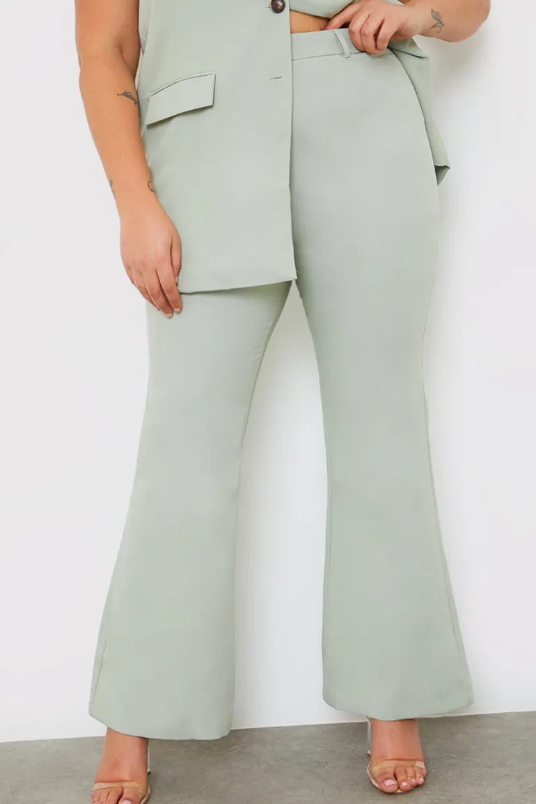 Tailored Fit and Flare Trouser