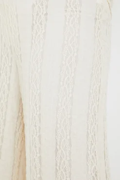 Textured Lace Co-Ord Trousers