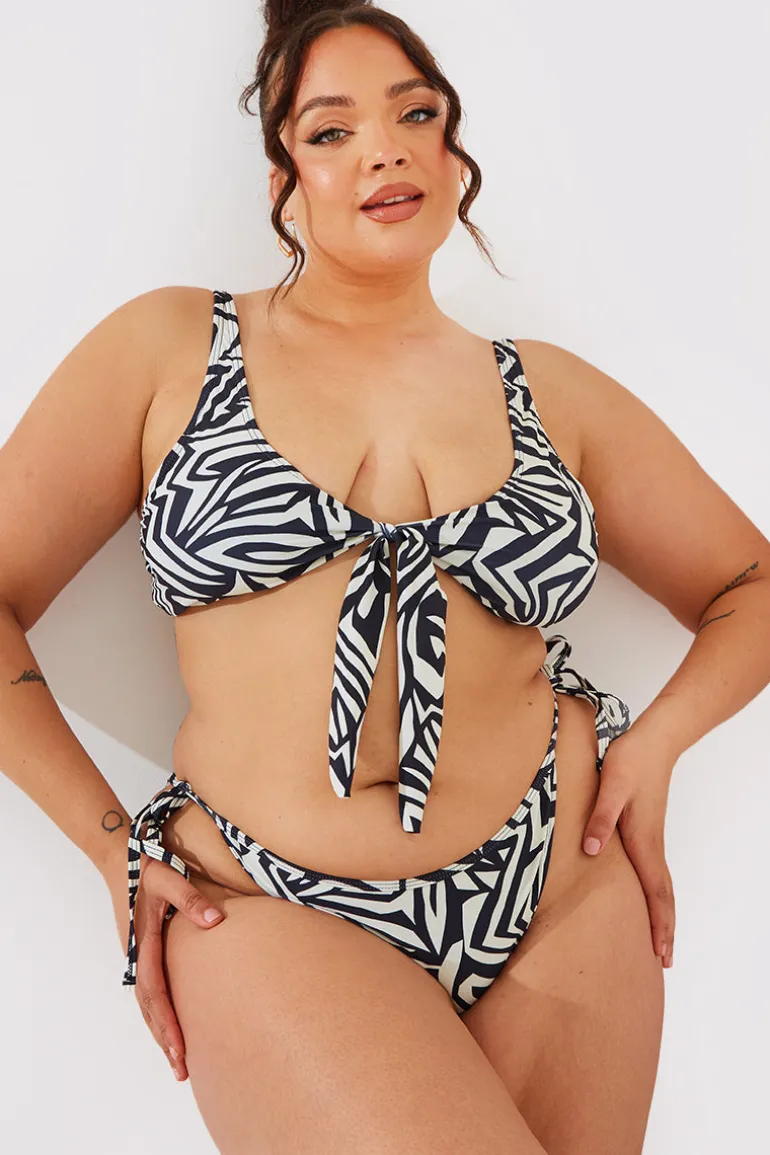 Tie Front Bikini Top