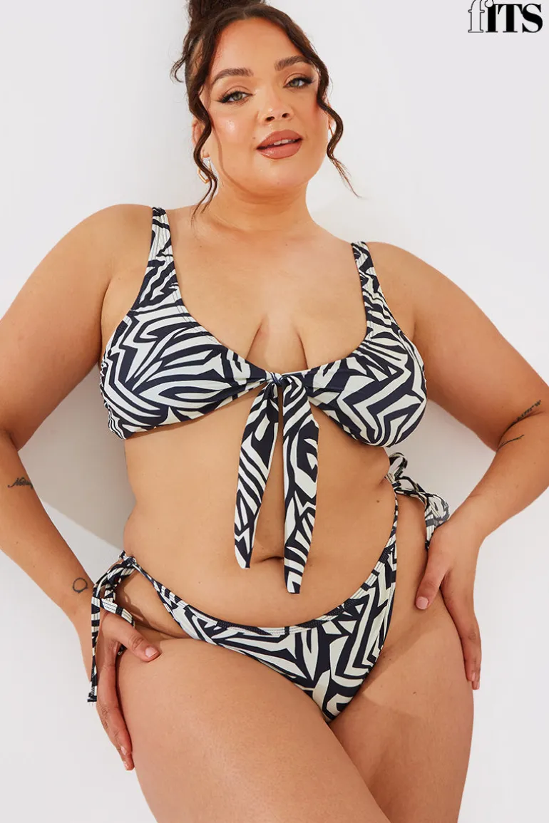 Tie Front Bikini Top