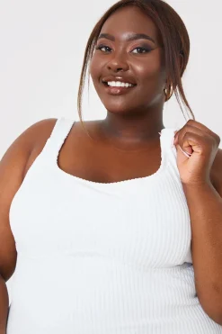 Underbust Seam Control Towelling Swimsuit