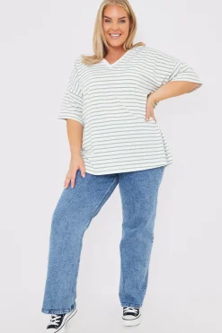 V Neck Oversized T-Shirt