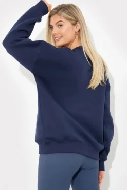 V-Neck Embroidered Sport Collective Jersey Sweater