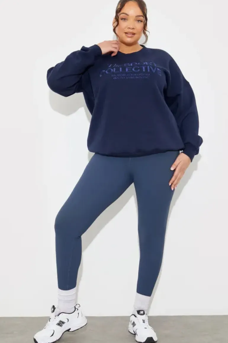 V-Neck Embroidered Sport Collective Jersey Sweater