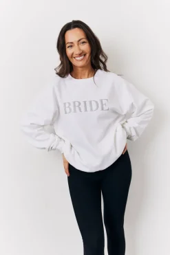 White Bride Slogan Sweatshirt