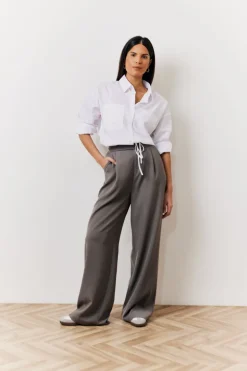 White Oversized Poplin Shirt