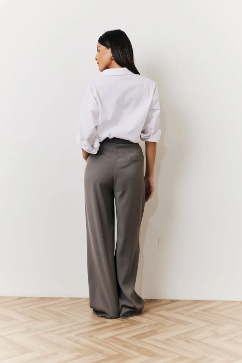 White Oversized Poplin Shirt