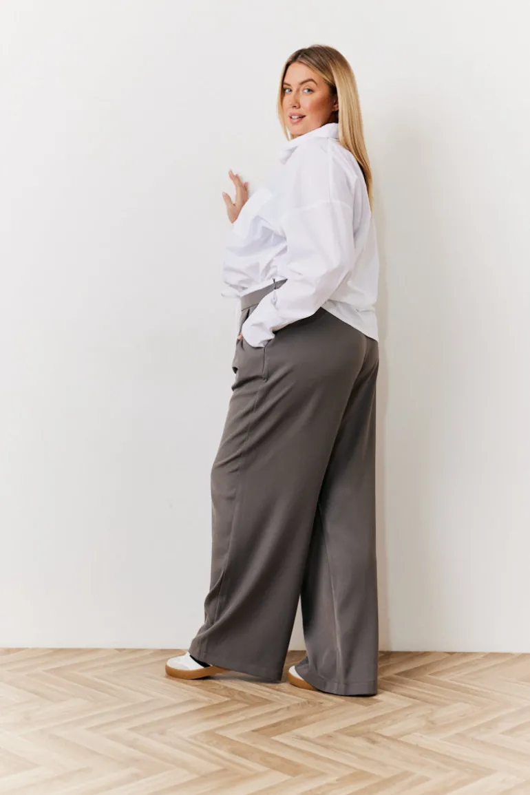 White Oversized Poplin Shirt