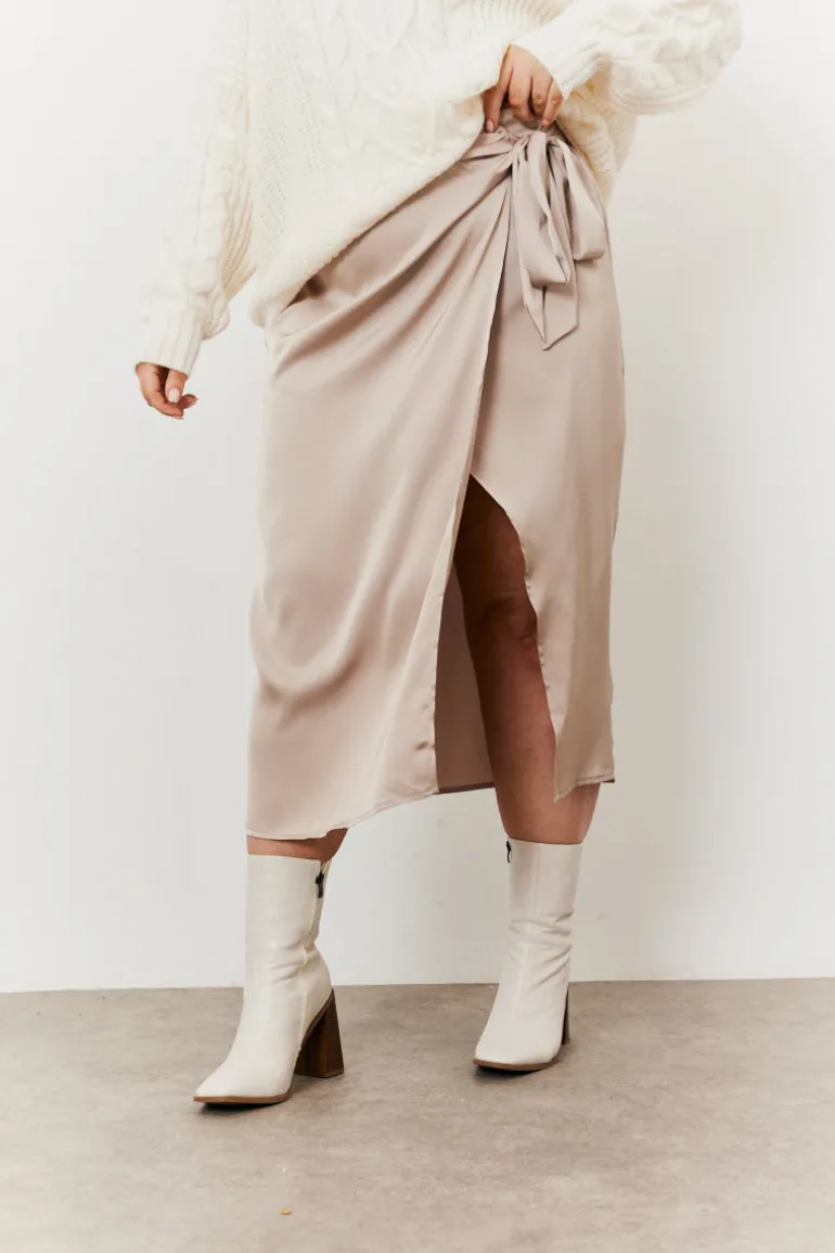 Wrap Midi Skirt