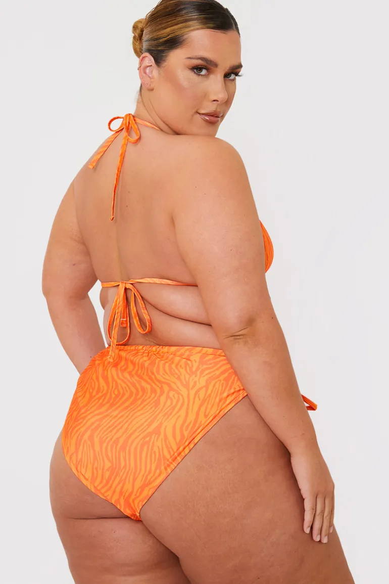Zebra Print Bikini Bottoms